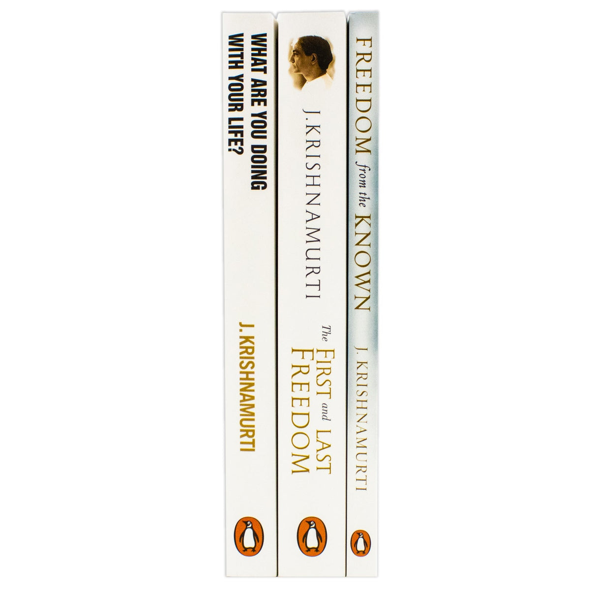 J Krishnamurti Finding Inner Freedom 3 Books Collection Set (Freedom from the Known, The First and Last Freedom, What Are You Doing With Your Life?)