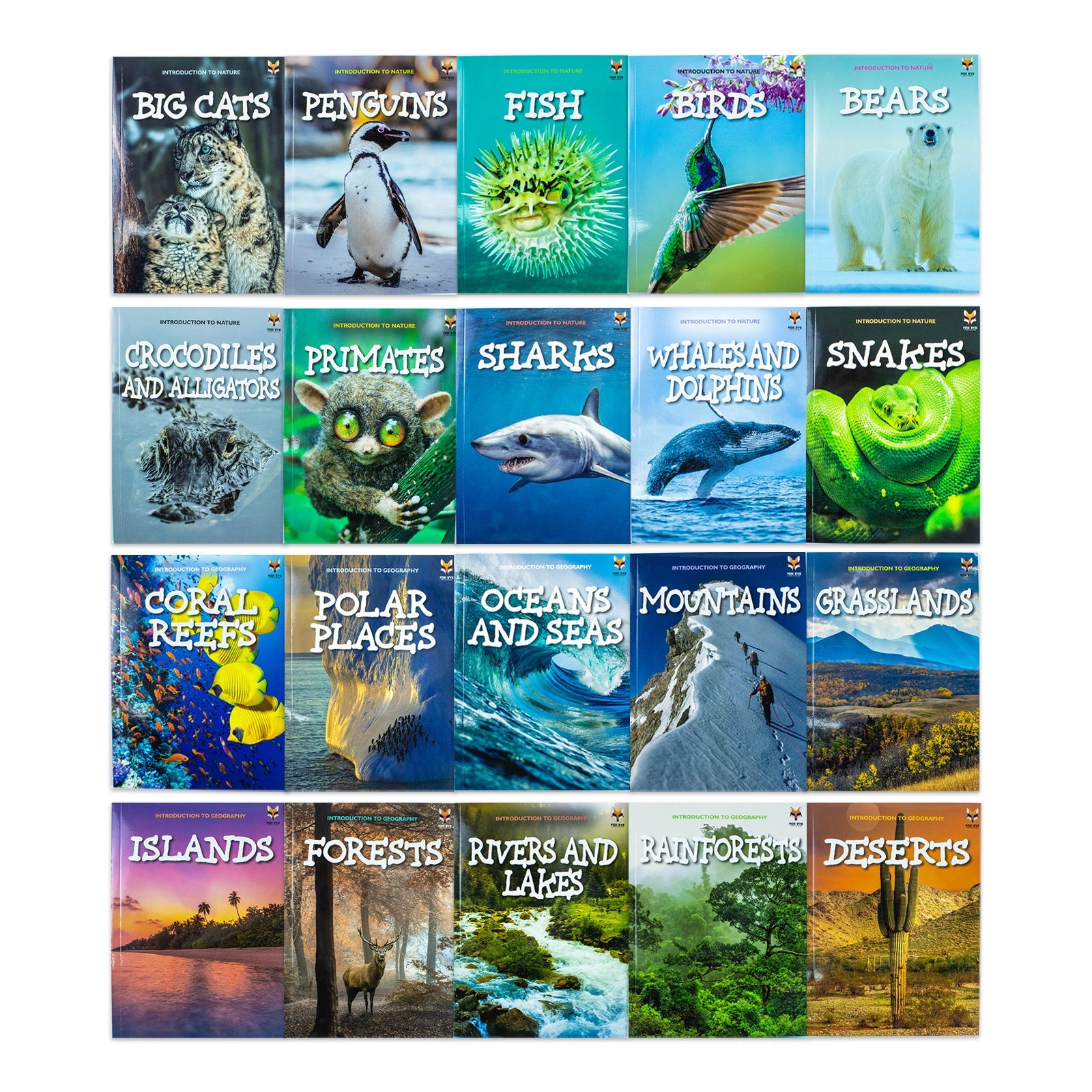 Children Introduction to Nature and Geography 20 Book Collection Set ...
