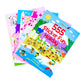 Sticker Dress Up 4 Activity Book Collection Set with Over 555 Fun Stickers Each, Explore Fashion Shopping, Holiday, Princess Palace & Wedding Themes