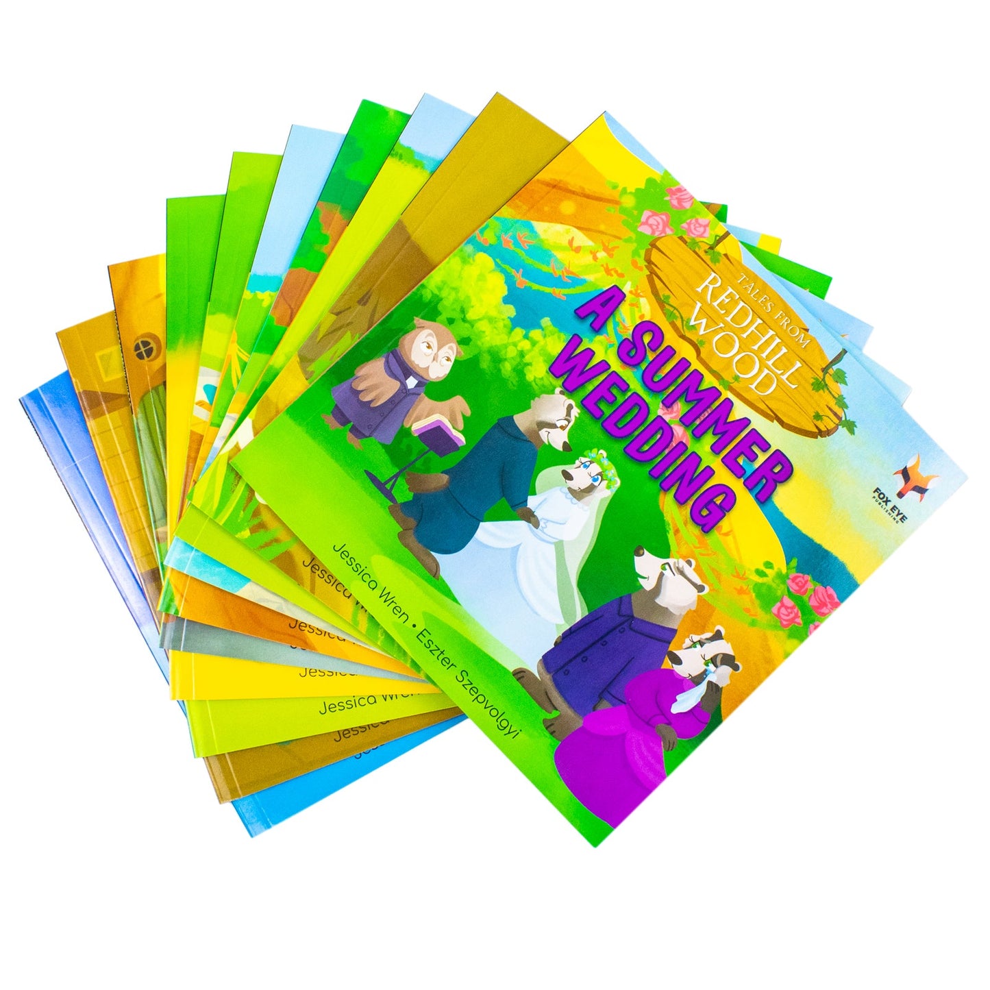 Tales From Redhill Wood 10 Book Set By Jessica Wren (A Summer Wedding,A Sleepy Winter,A Squirrel Adventure,A River Adventure And More)