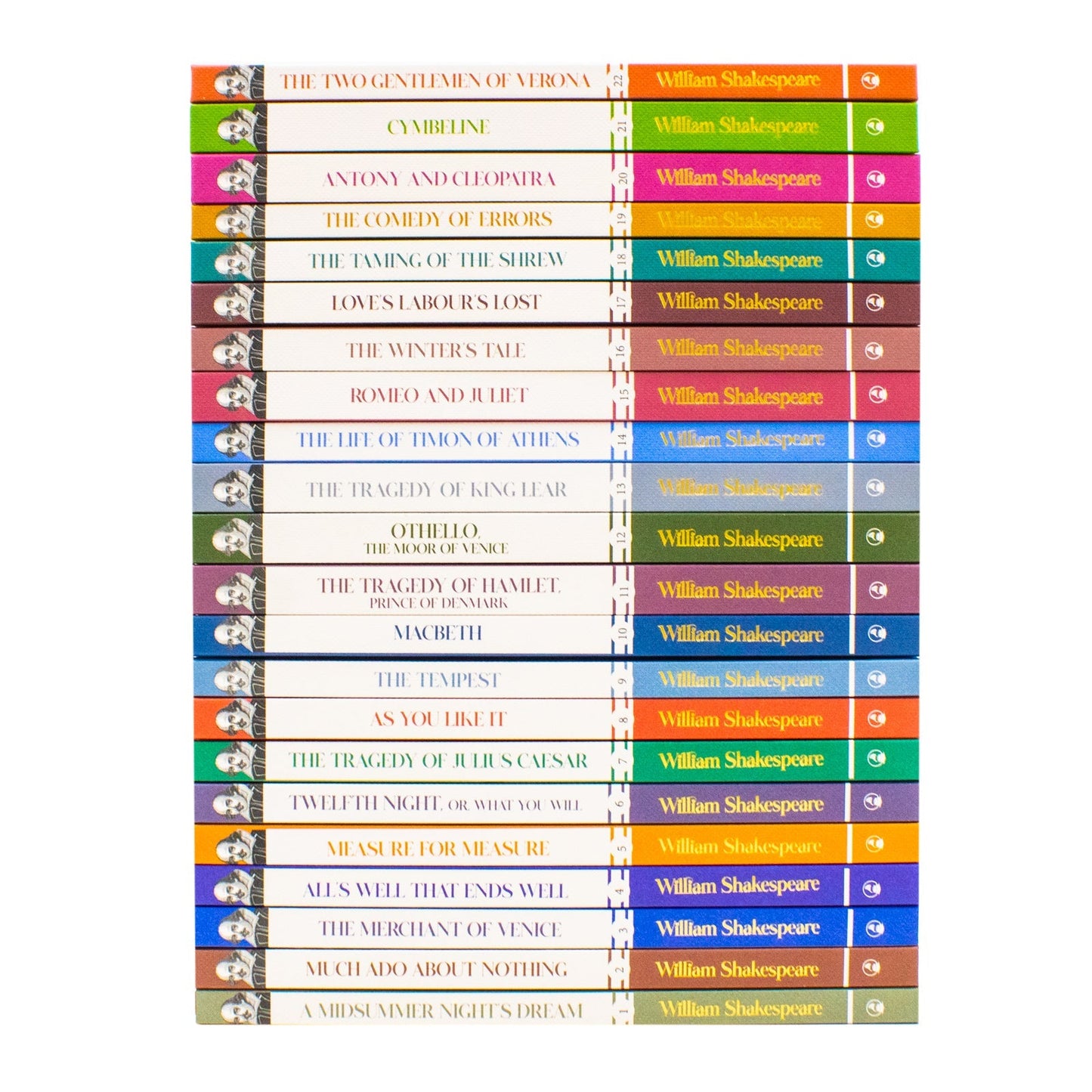 The William Shakespeare Complete Collection 22 Books Box Set (The Two Gentlemen of Verona, Macbeth, As You Like It & More!) | Hardcover