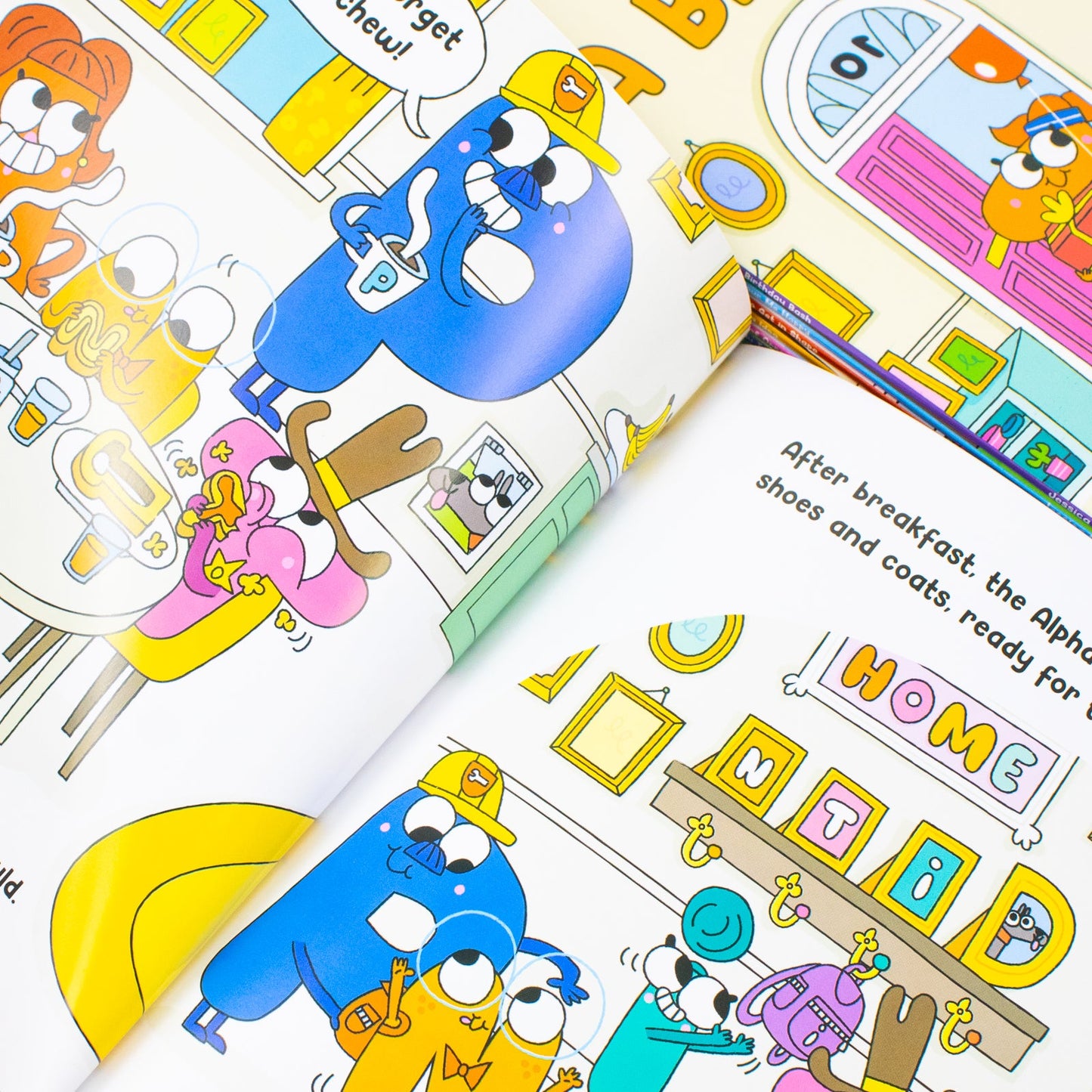 Learning Town 8 Book Set By Jessica Wren (A Birthday Bash,The Letter Hunt,Colour Me Happy,Time To Get In Space And More)