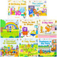 Learning Town 8 Book Set By Jessica Wren (A Birthday Bash,The Letter Hunt,Colour Me Happy,Time To Get In Space And More)