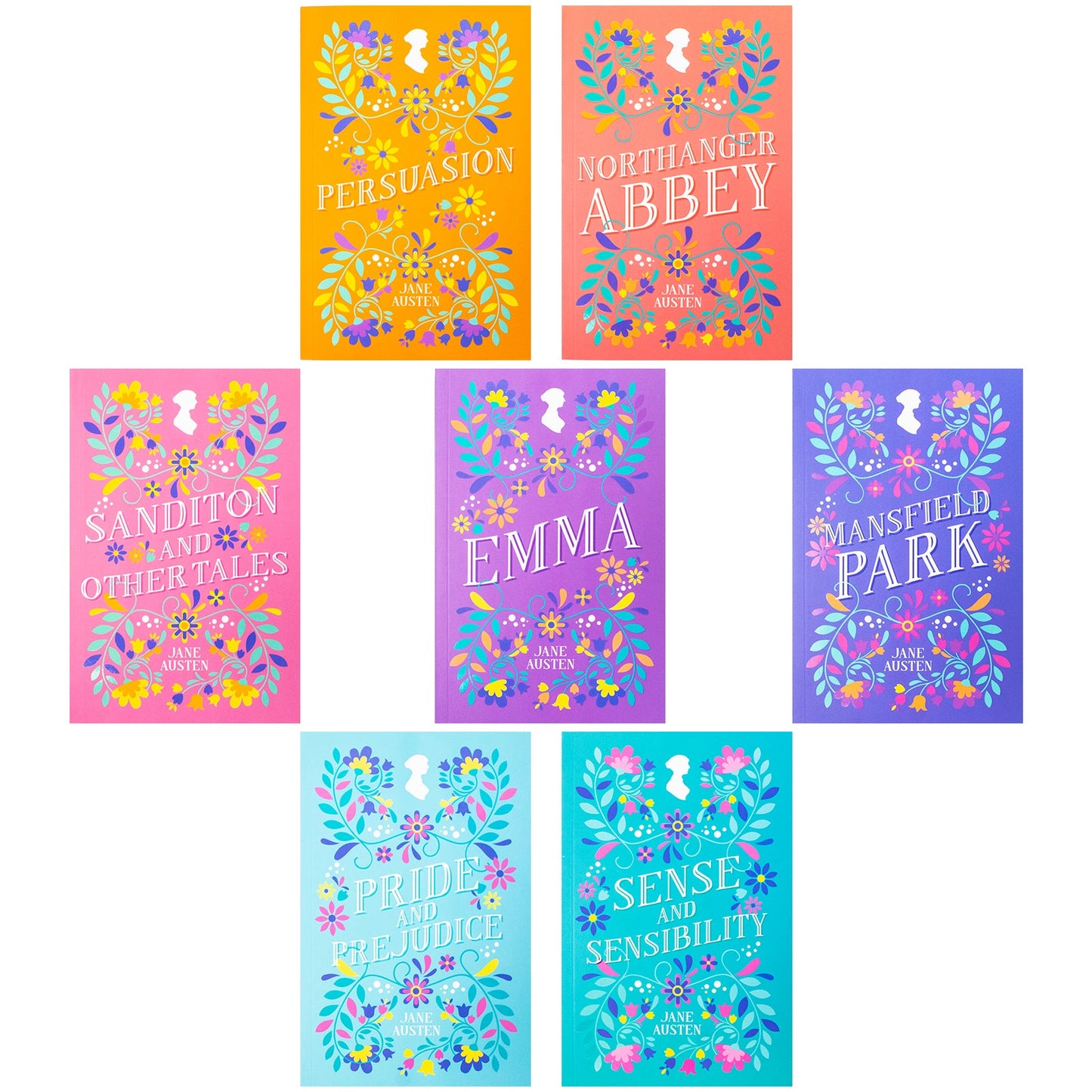 The Collected Works Of Jane Austen 7 Book Collection Box Set (Persuasion, Northanger Abbey, Sanditon And Other Tales, Emma and More!) | Paperback