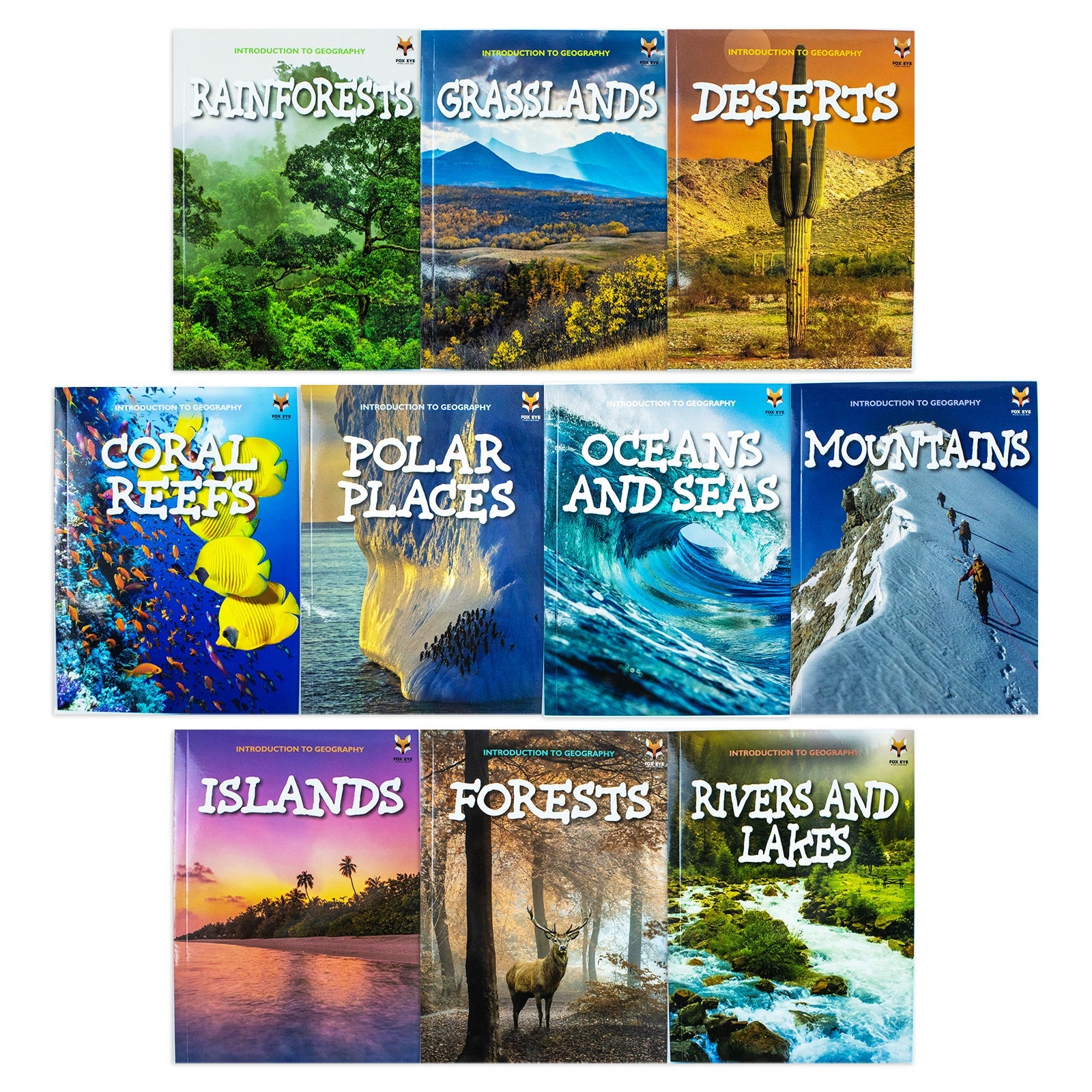 Introduction About Geography Childrens Introduction to Geography for Beginners 10 Book Collection ...