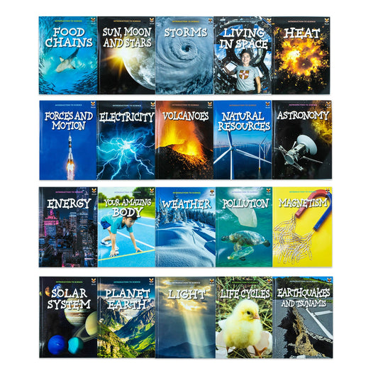 Children Introduction to Science for Beginners (Series 1 & 2) 20 Book Collection Set