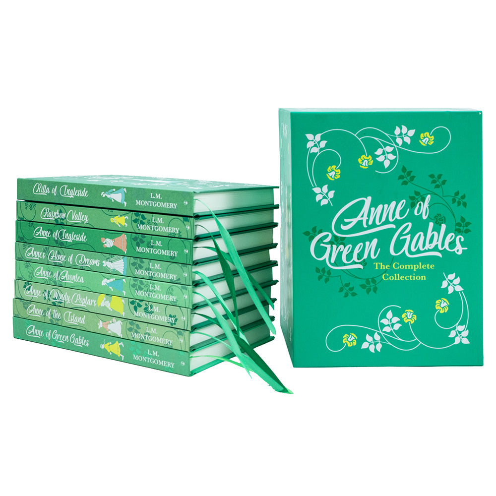 The Complete Collection Anne Of Green Gables 8 Books Hardcover Set (Anne Of Green Gables, Anne Of Avonlea, Anne Of The Island, Anne Of Windy Poplars, Anne's House Of Dreams, Anne Of Ingleside & More)