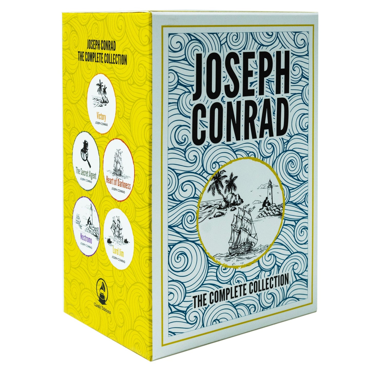 Joseph Conrad: The Complete Collection 5 Books Box Set (Victory, The Secret Agent, Nostromo, Lord Jim, Heart of Darkness)