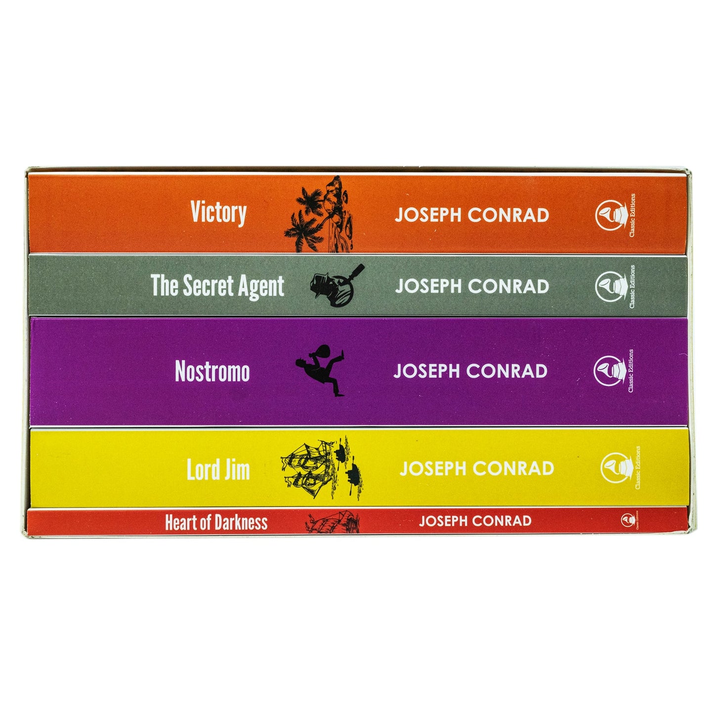 Joseph Conrad: The Complete Collection 5 Books Box Set (Victory, The Secret Agent, Nostromo, Lord Jim, Heart of Darkness)