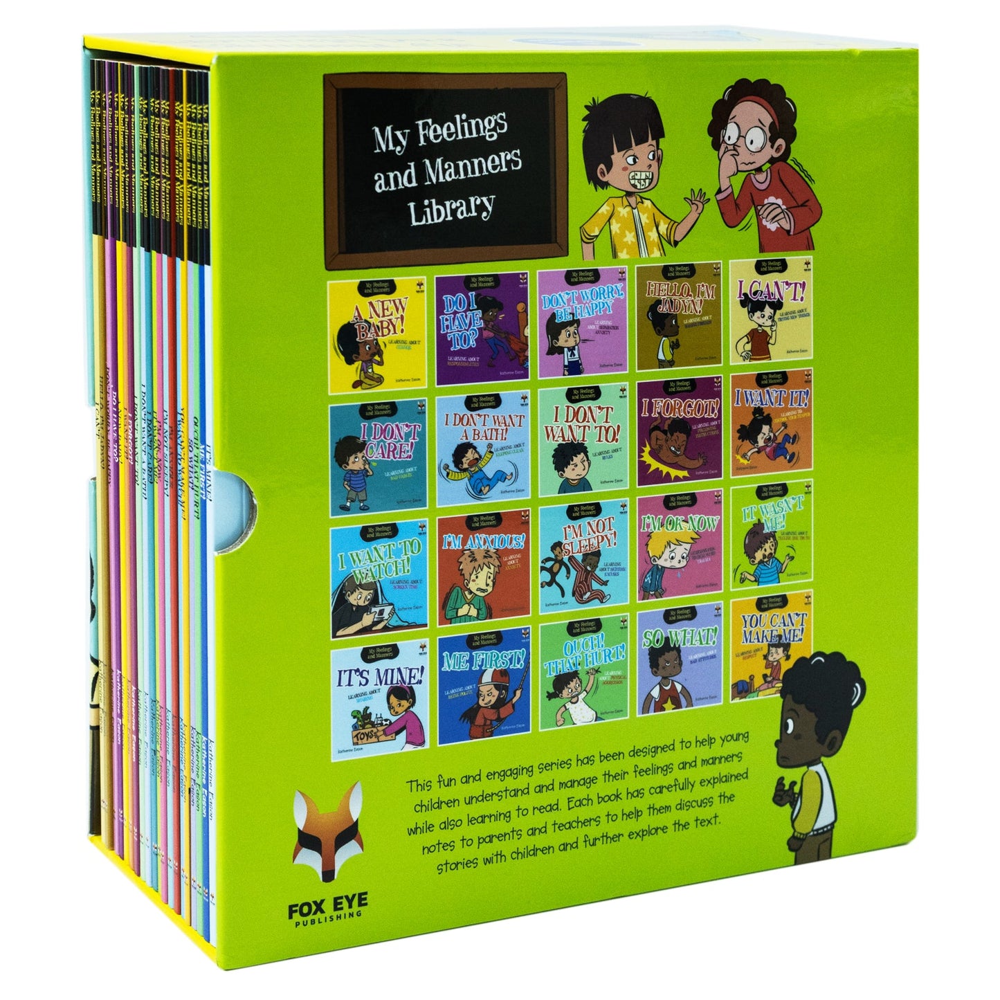 My Feelings and Manners Library 20 Books Box set Collection Behaviour Emotions